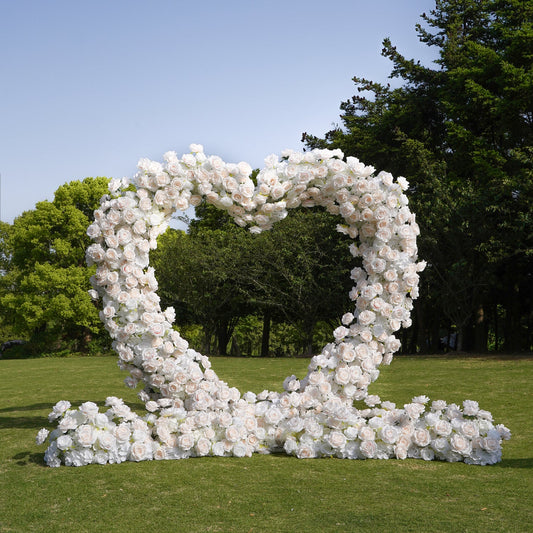 Floral Heart Arch